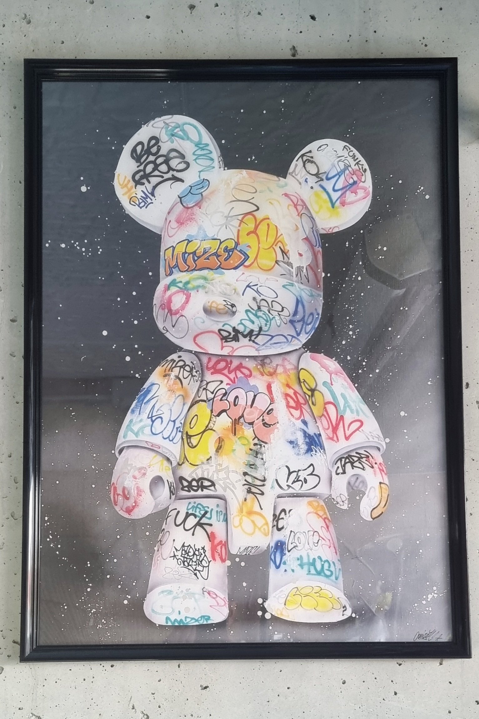 TABLEAU MURAL GRAFFITI ART